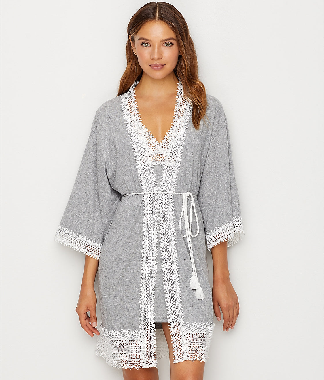 Snuggle chemise and robe IVORY