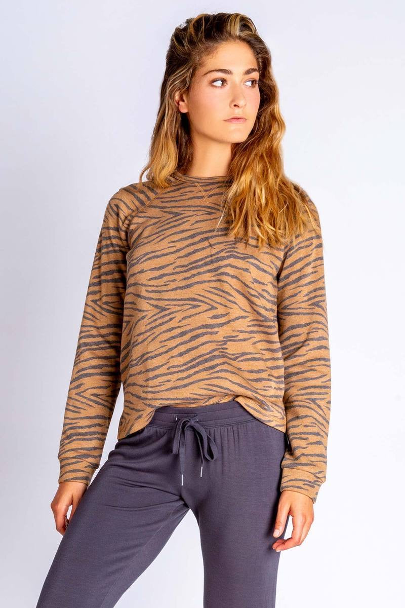 TIGER LONG SLEEVE CAMI AND PANTS