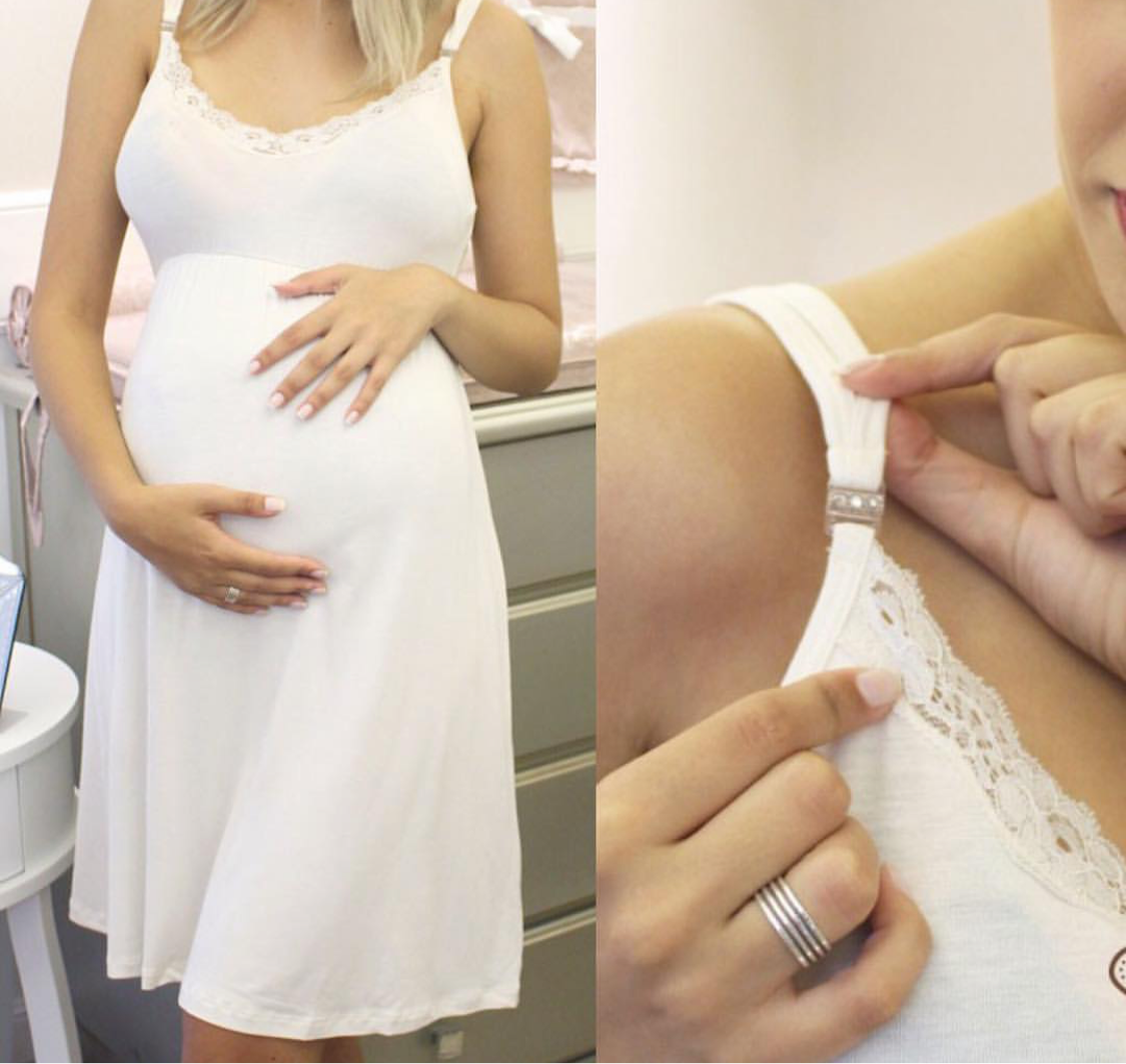 Camisón ivory nursing