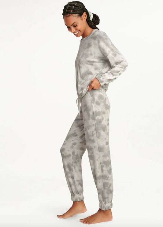 Nora Long Sleeve Pant Set and Pony Tail