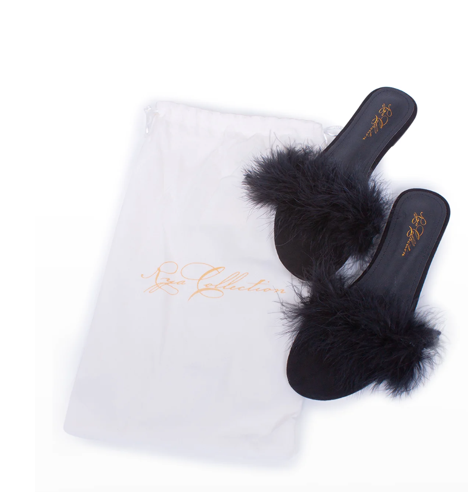 Rya Collection Feather Slippers