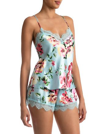 In Bloom Larissa Satin short set