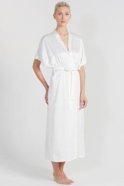 Silk 3/4 long robe