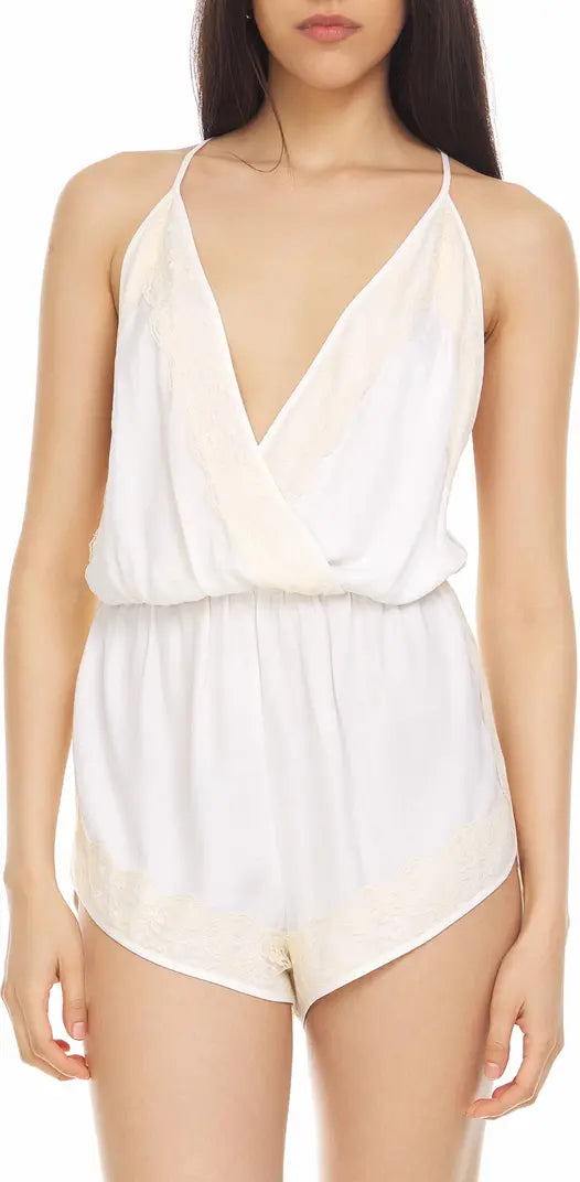 Ella Lace Edge Camisole Romper